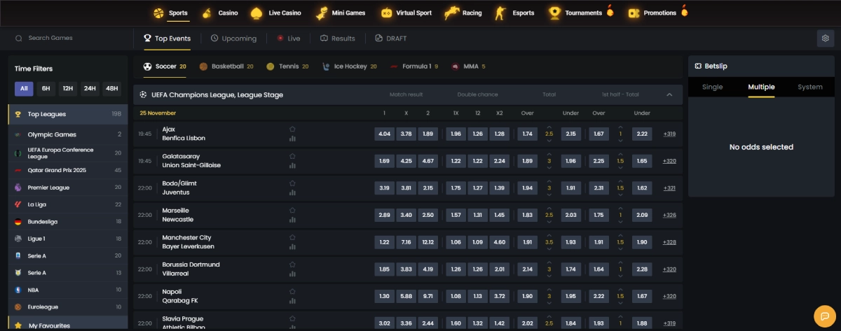 donbet casino sport betting